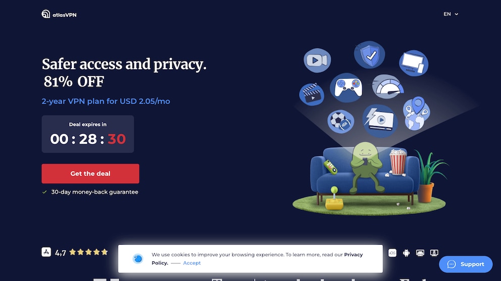 AtlasVpn preview