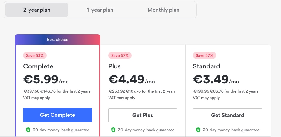 NordVPN preturi