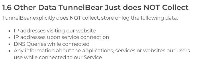 tunnelbear-notcollect